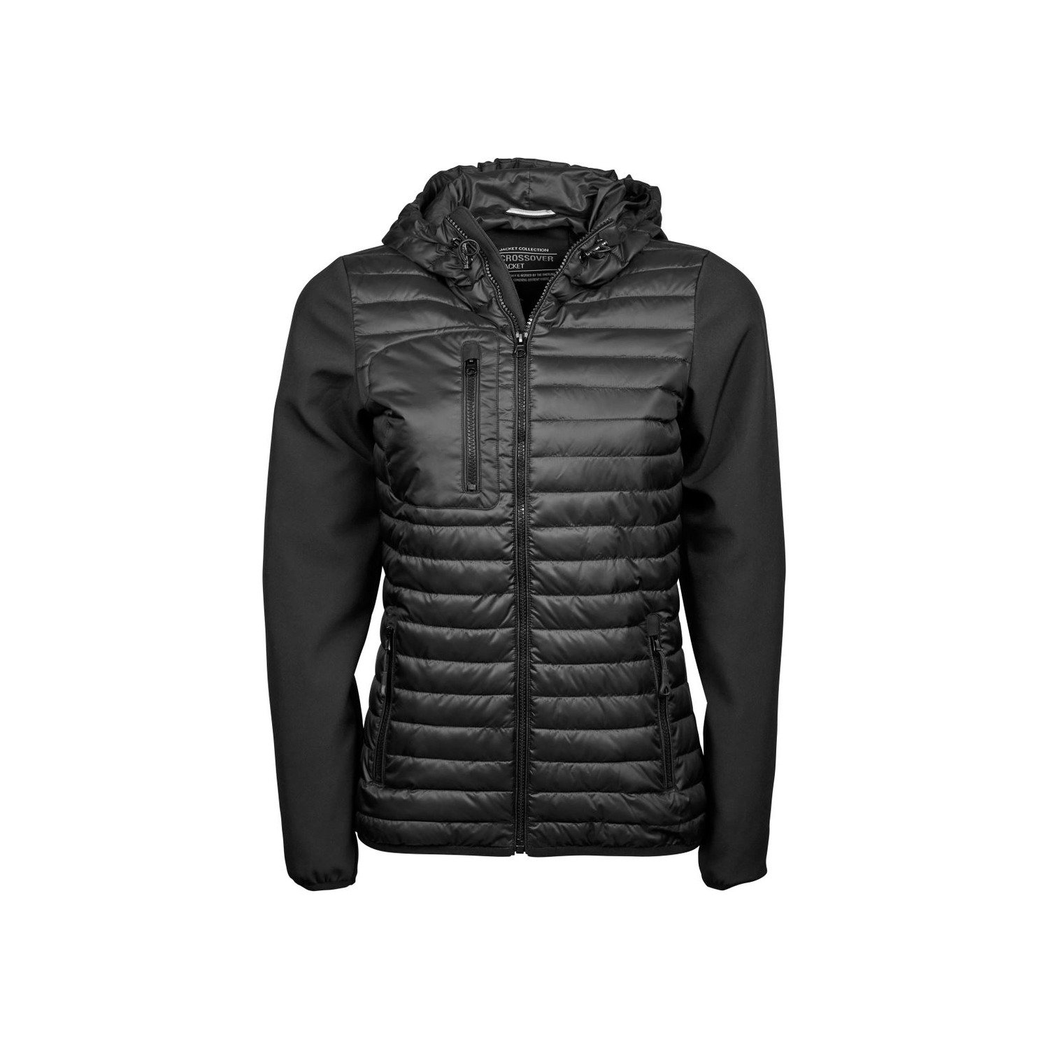 Crossover Kapuzenjacke 9629 schwarz